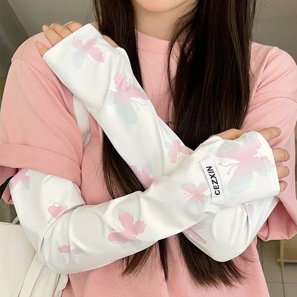 1 Pair of Ice Silk Sleeves for Both Man and Women