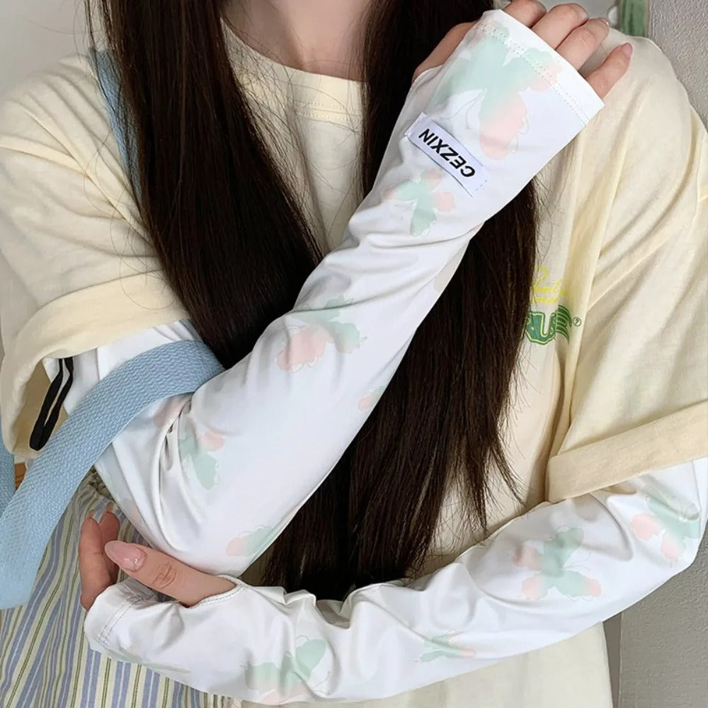 1 Pair of Ice Silk Sleeves for Both Man and Women