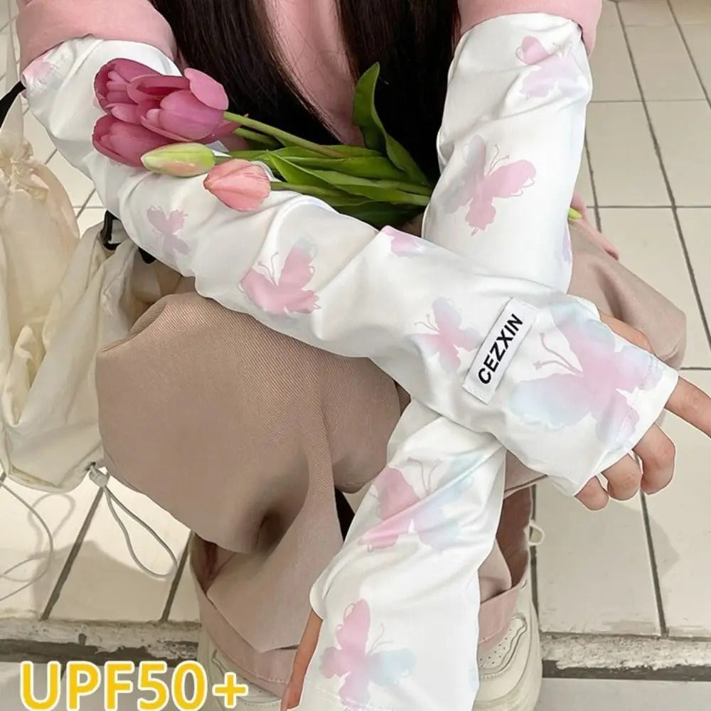 1 Pair of Ice Silk Sleeves for Both Man and Women
