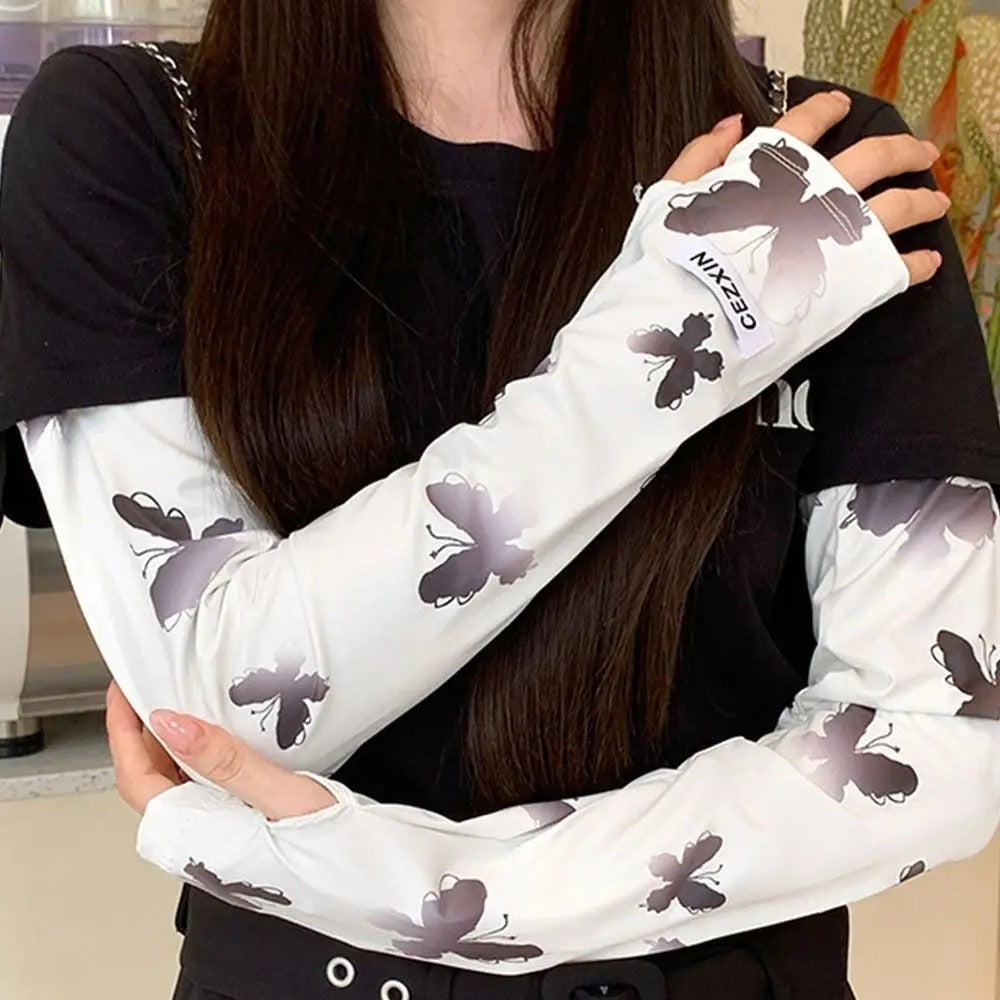 1 Pair of Ice Silk Sleeves for Both Man and Women