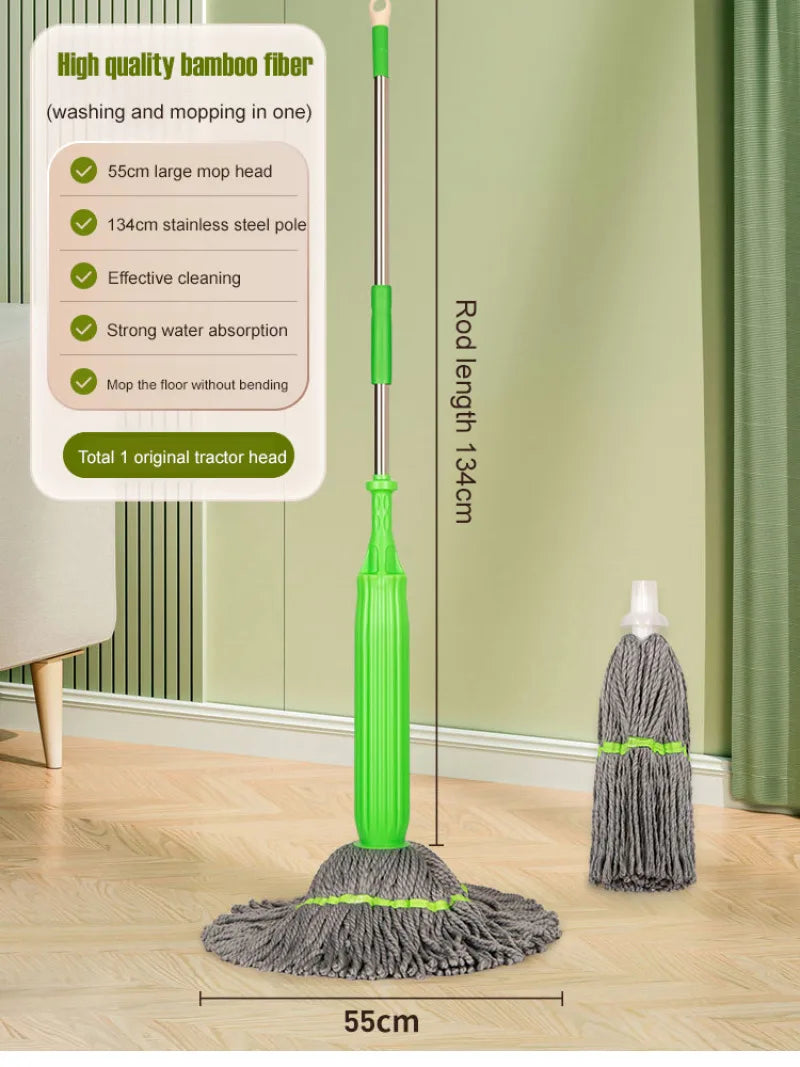 Mop 360 Degree Adjustable Rotating Telescopic Mop Wet and Dry Use