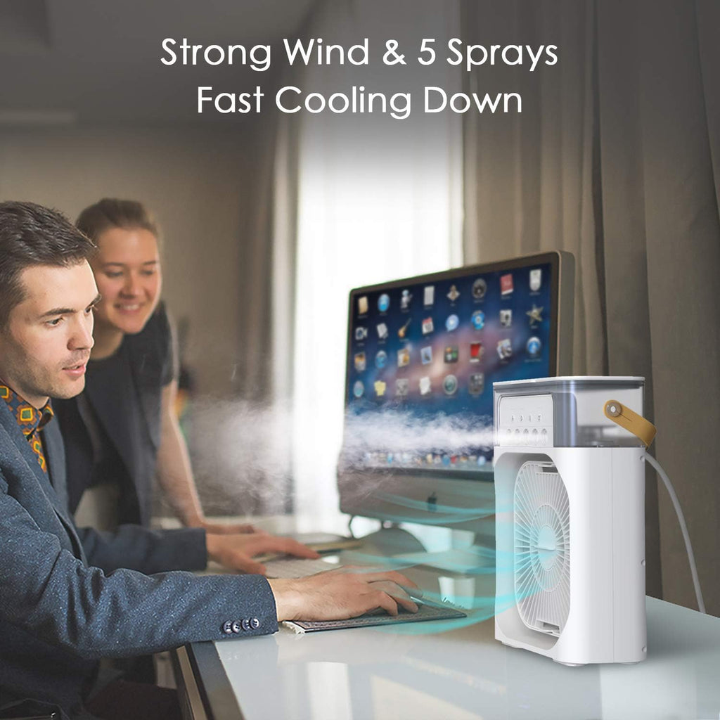 2-in-1 Personal Air Cooler &amp; Humidifier!
