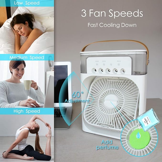 2-in-1 Personal Air Cooler &amp; Humidifier!