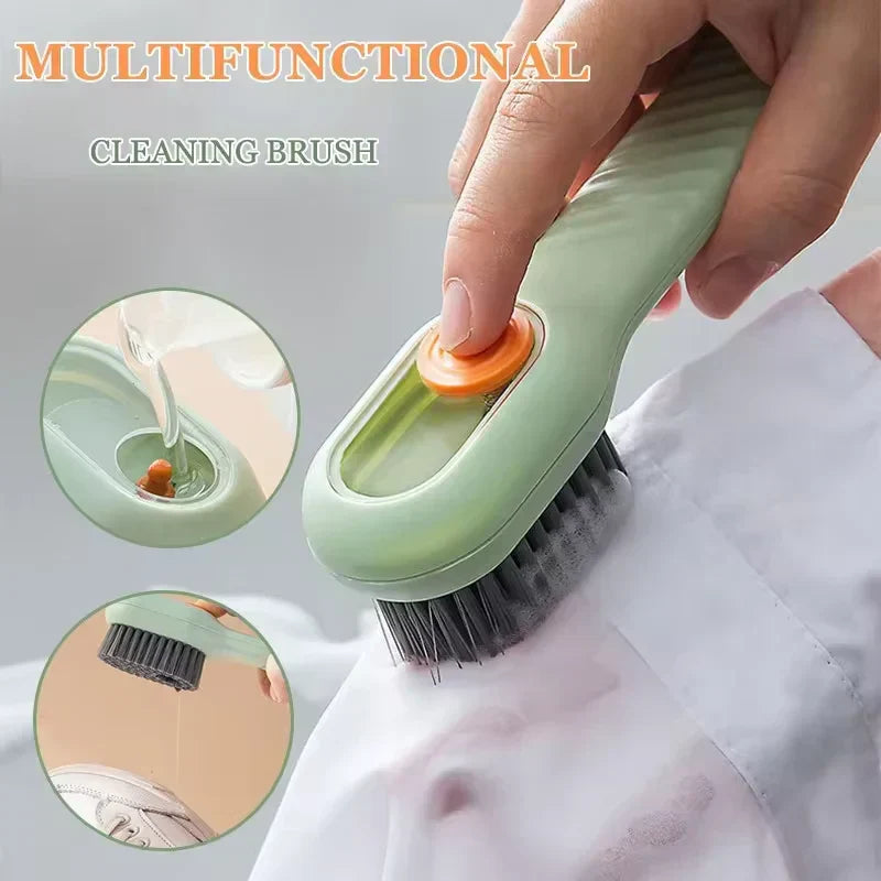 All Purpose Cleaning Brush with soap dispenser