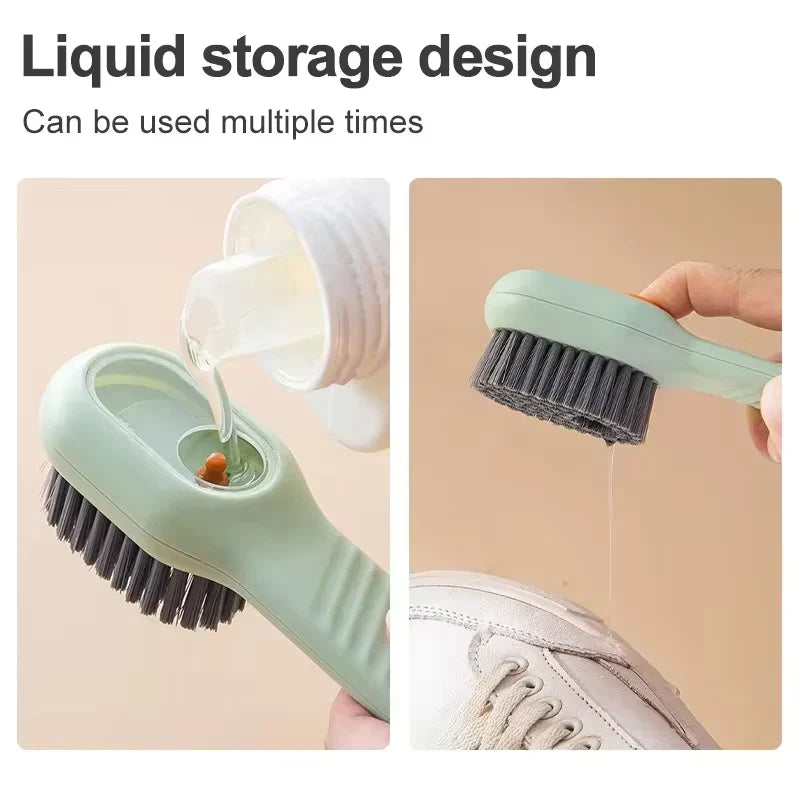 All Purpose Cleaning Brush with soap dispenser