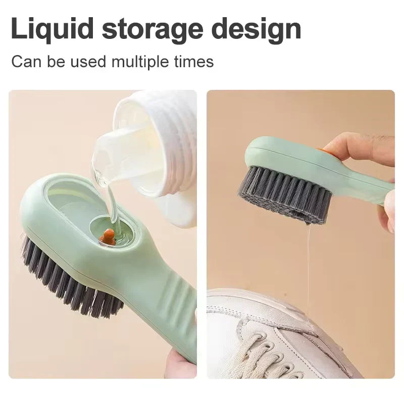 All Purpose Cleaning Brush with soap dispenser