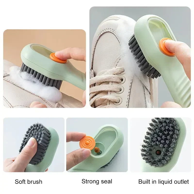All Purpose Cleaning Brush with soap dispenser