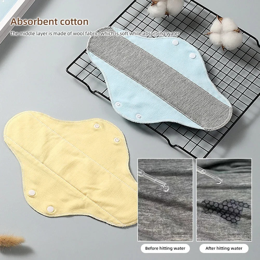 Reusable Organic Cotton Cloth Pads 🍃