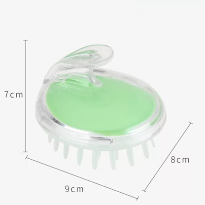 Hair Shampoo Brush Soft Silicone Scalp Massager In Pakistan - Trend Oye